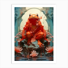 Frog Meditation 1 Art Print