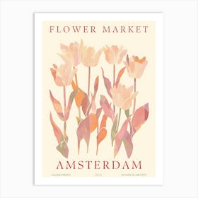 Flower Market Amsterdam 3 Art Print