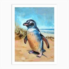 Adlie Penguin Phillip Island The Penguin Parade Oil Painting 4 Art Print