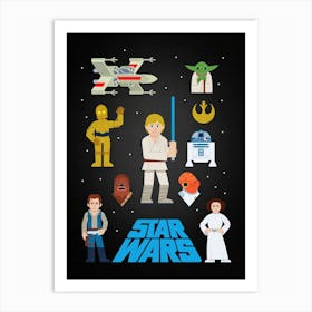 Star Wars 15 Art Print