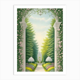 Into The Garden Art Art Print