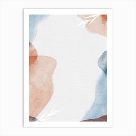 Abstract Watercolor Background 2 Art Print