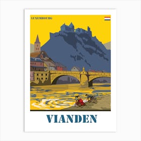 Vianden Luxembourg Art Print