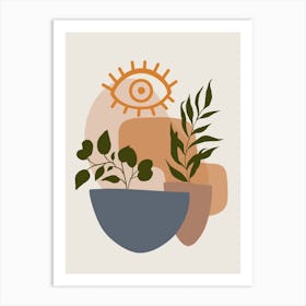 Eye Of The Plant Art Print