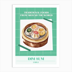 Dim Sum China 2 Foods Of The World Art Print