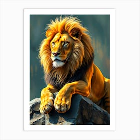 Wild Animal Creative Portrait 92 Art Print