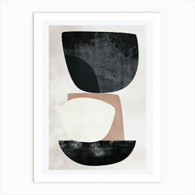 Addis Ababa Stone Park Bauhaus Minimalist Art Print