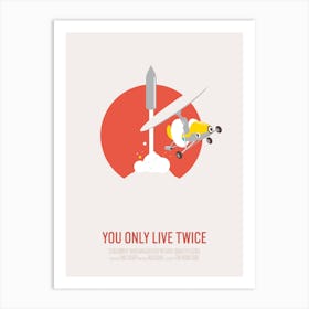 You Only Live Twice Art Print