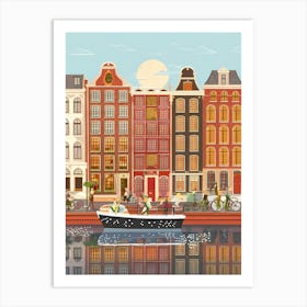 Amsterdam art Art Print