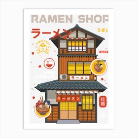 Ramem Shop Art Print