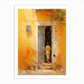 Child At The Door Art Print