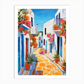 Djerba Tunisia 4 Fauvist Painting Art Print