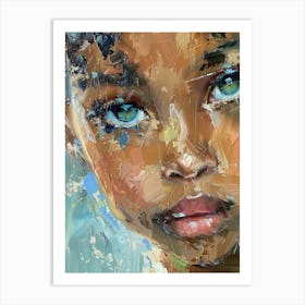 Child With Blue Eyes Art Print