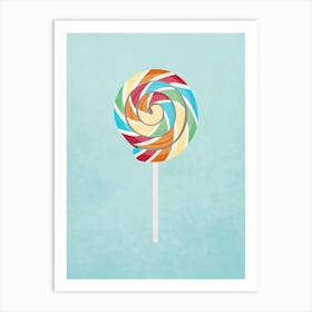 Vintage Lollipop Candy Art Print