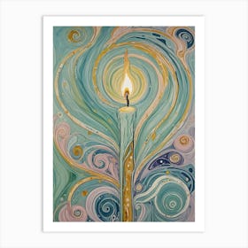 Candle Of Light Art Print