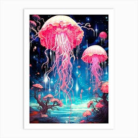 Jellyfish 4 Art Print