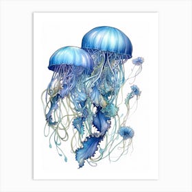 Portuguese Man Of War Jellyfish 11 Art Print