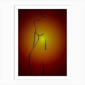 Woman'S Silhouette Art Print