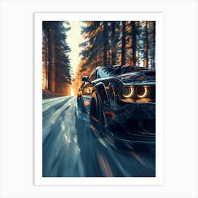 Dodge Challenger Art Print