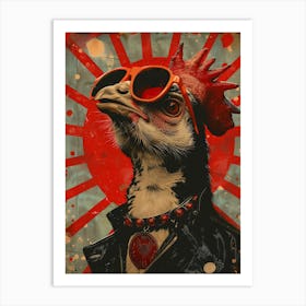 Rooster 3 Art Print