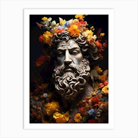 God Of Flowers Art Print