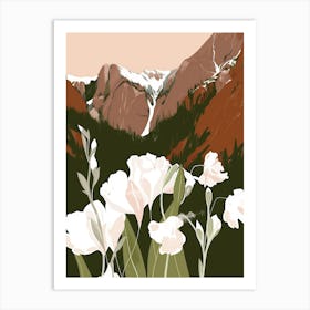 Yosemite Flowers Art Print