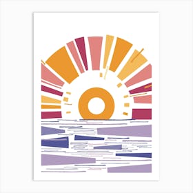 Sunset Art Print