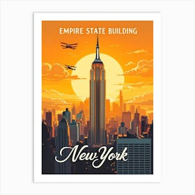 Empire State Building New York City Art Print