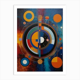 'Cosmic Circles' Art Print