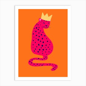 Cheetah In A Crown 1 Poster