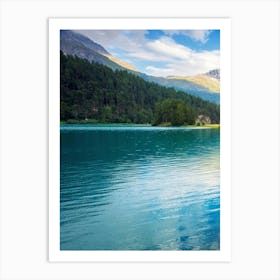 Lake In The Mountains 1 Art Print