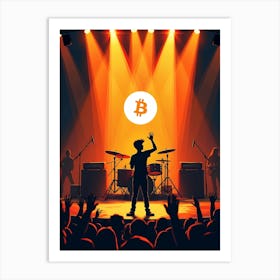 Bitcoin Concert 1 Art Print