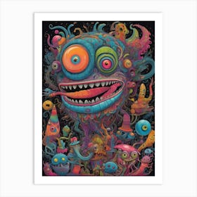 Monsters Art Print