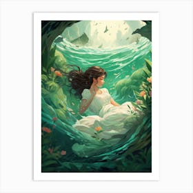 Mermaid 8 Art Print