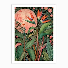 William Morris Bird Of Paradise Art Print