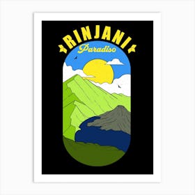 Rinjani Paradise Art Print