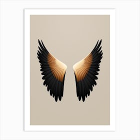Wings Digital Minimalist1 Art Print