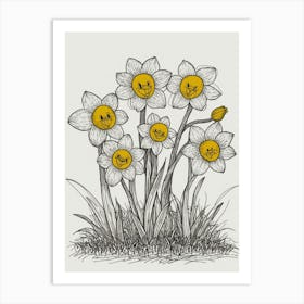 Daffodils 6 Art Print