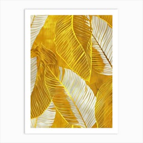 Gold Leaf 10 Art Print