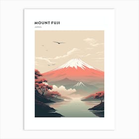 Mount Fuji Japan 3 Hiking Trail Landscape Poster Art Print