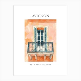 Avignon Travel And Architecture Poster 4 Art Print