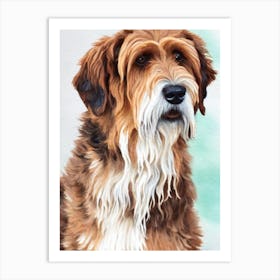 Otterhound Watercolour Dog Art Print