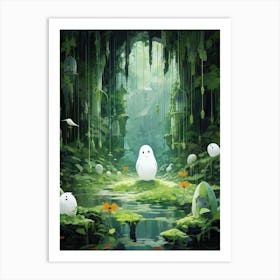 Ghosts In The Forest 1 Art Print