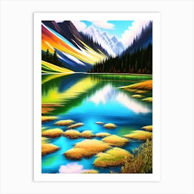 Mountain Lake 33 Art Print