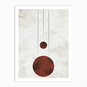 Neuss Circlescape - Minimalist Bauhaus Art Print