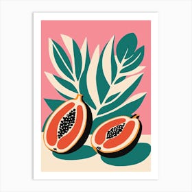 Papaya Art Print