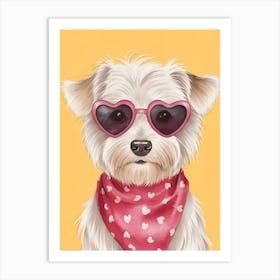 Valentine'S Day Dog Art Print