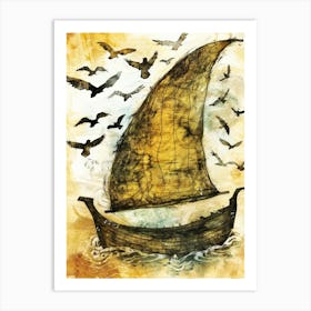 Viking Ship 1 Art Print