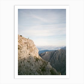 On Top Of The World Dolomites Italy Travel Photography Art Print