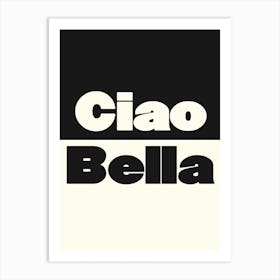 Caio Bella Black Art Print